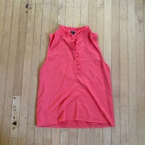 JCrew silky pink top size 12